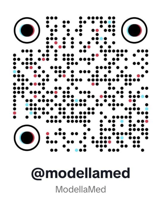 QR TikTok Modella Med